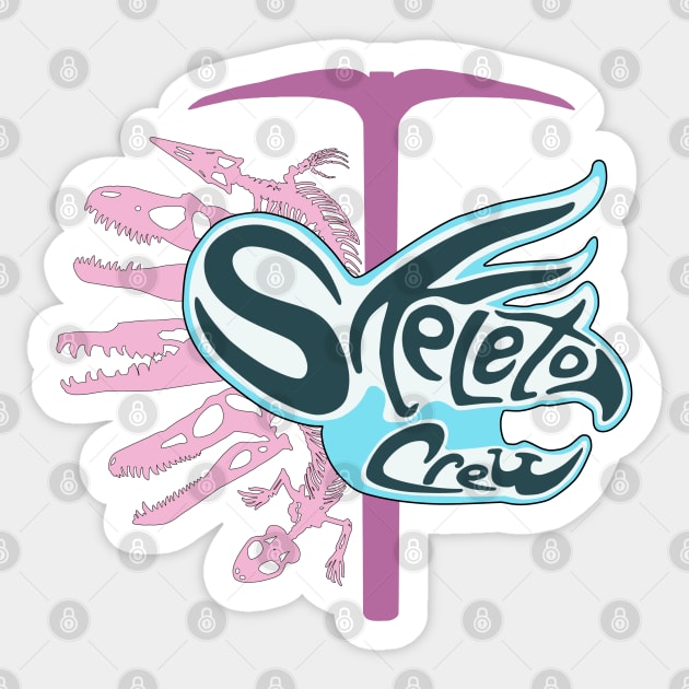 Logo - Trans Pride Sticker by SkeleCrewPaleo